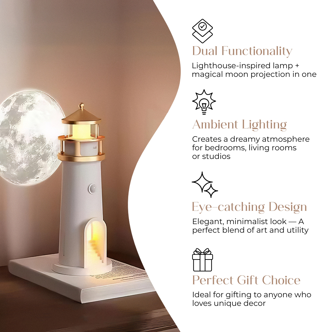 Lighthouse Moon Projector