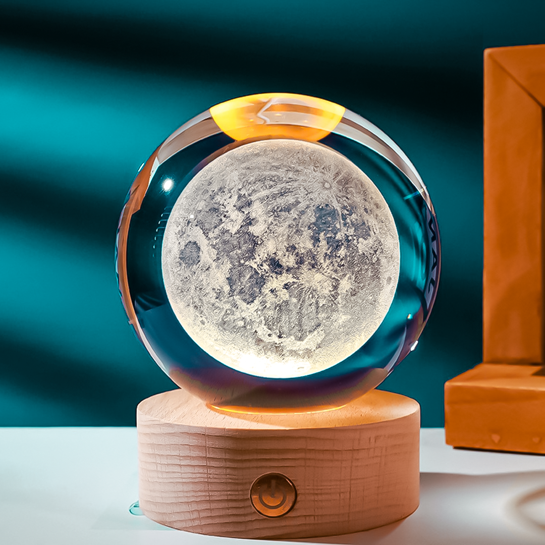 Crystal Space Ball Lamp