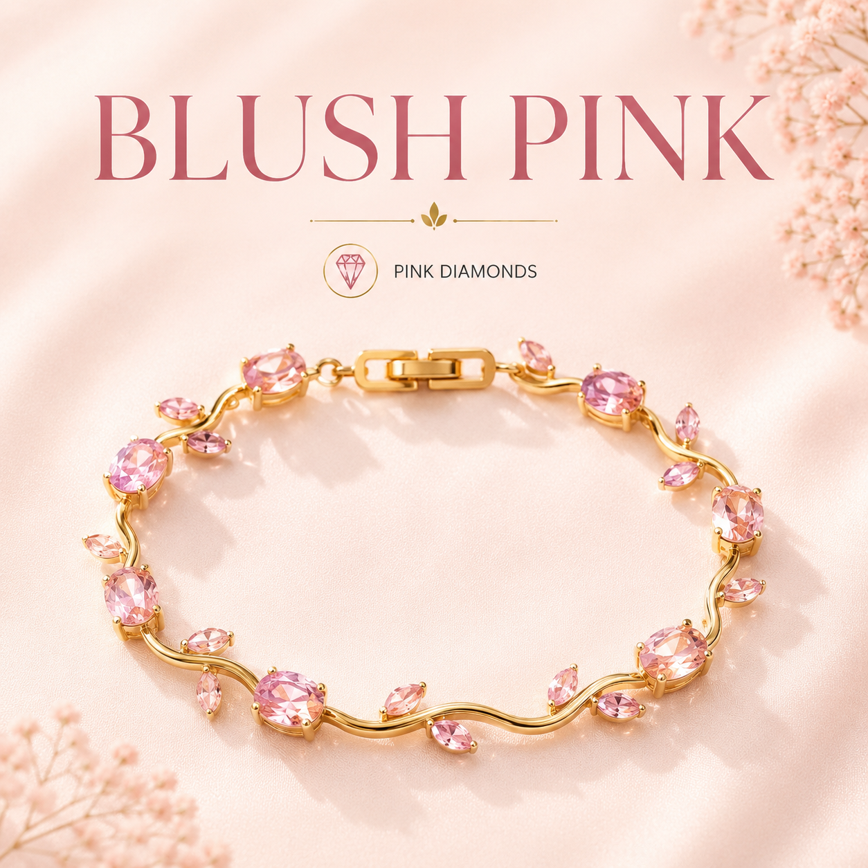 Tulip Vine Bracelet | Gold Plated Anti-Tarnish Steel