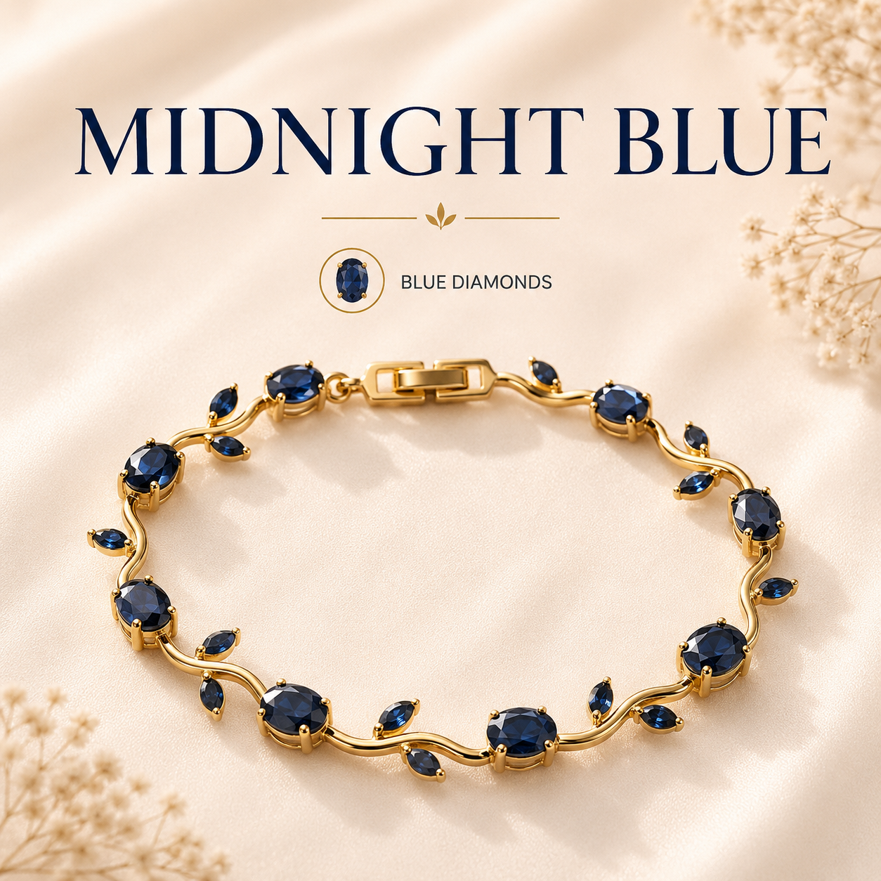 Tulip Vine Bracelet | Gold Plated Anti-Tarnish Steel