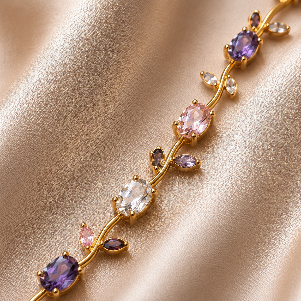 Tulip Vine Bracelet | Gold Plated Anti-Tarnish Steel