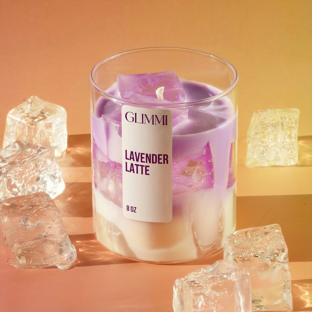 Lavender Latte Candle