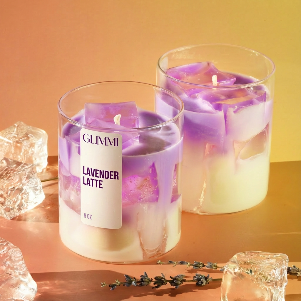 Lavender Latte Candle