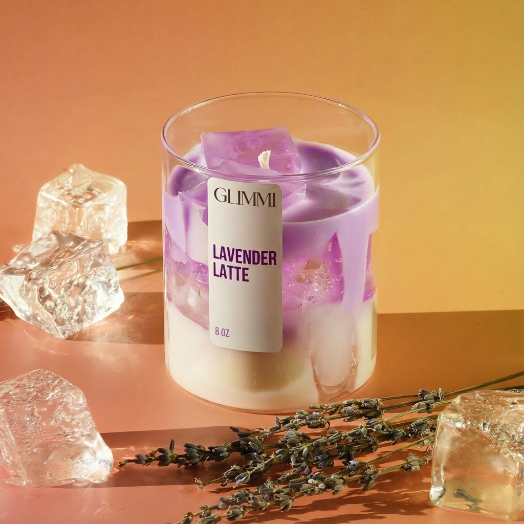 Lavender Latte Candle