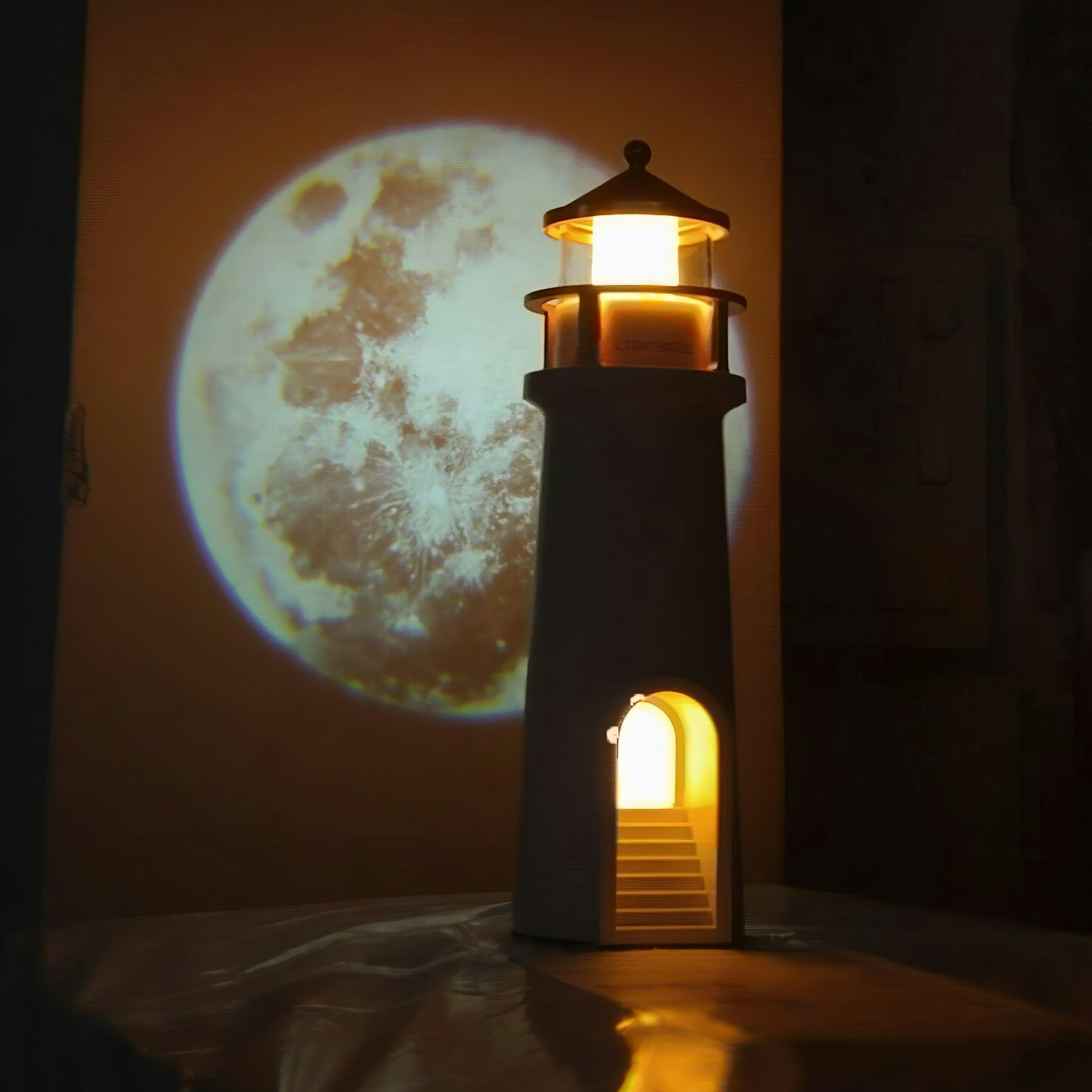 Lighthouse Moon Projector