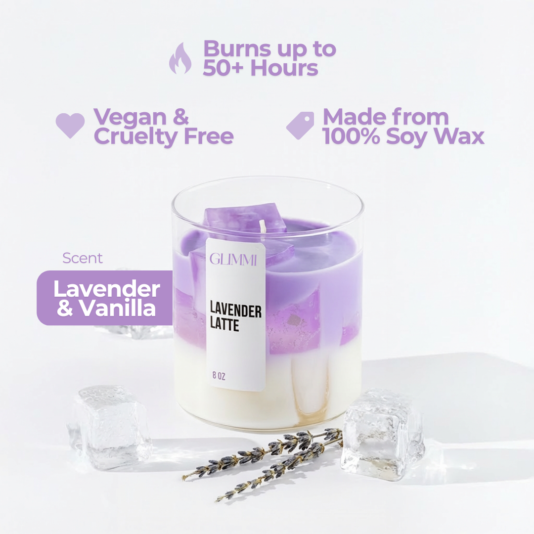 Lavender Latte Candle
