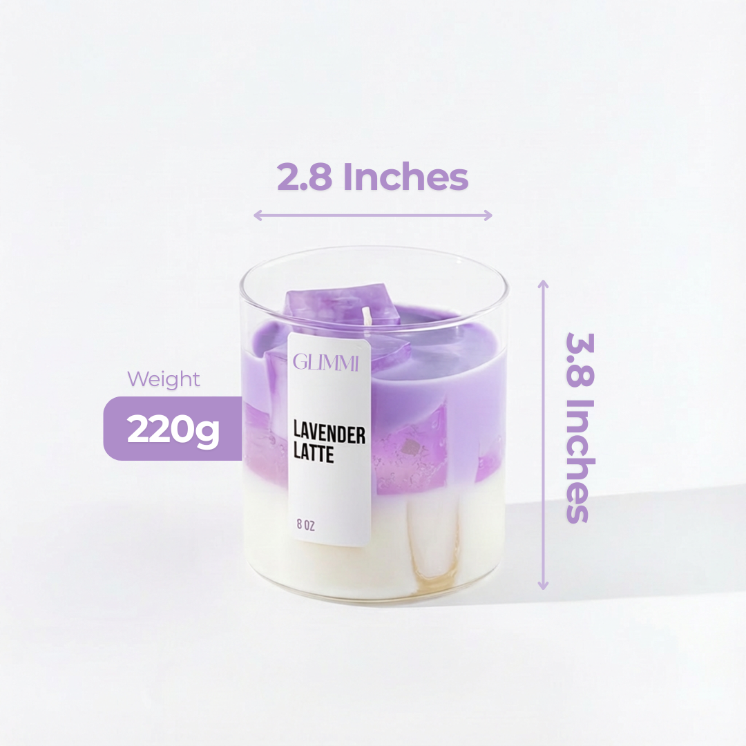Lavender Latte Candle