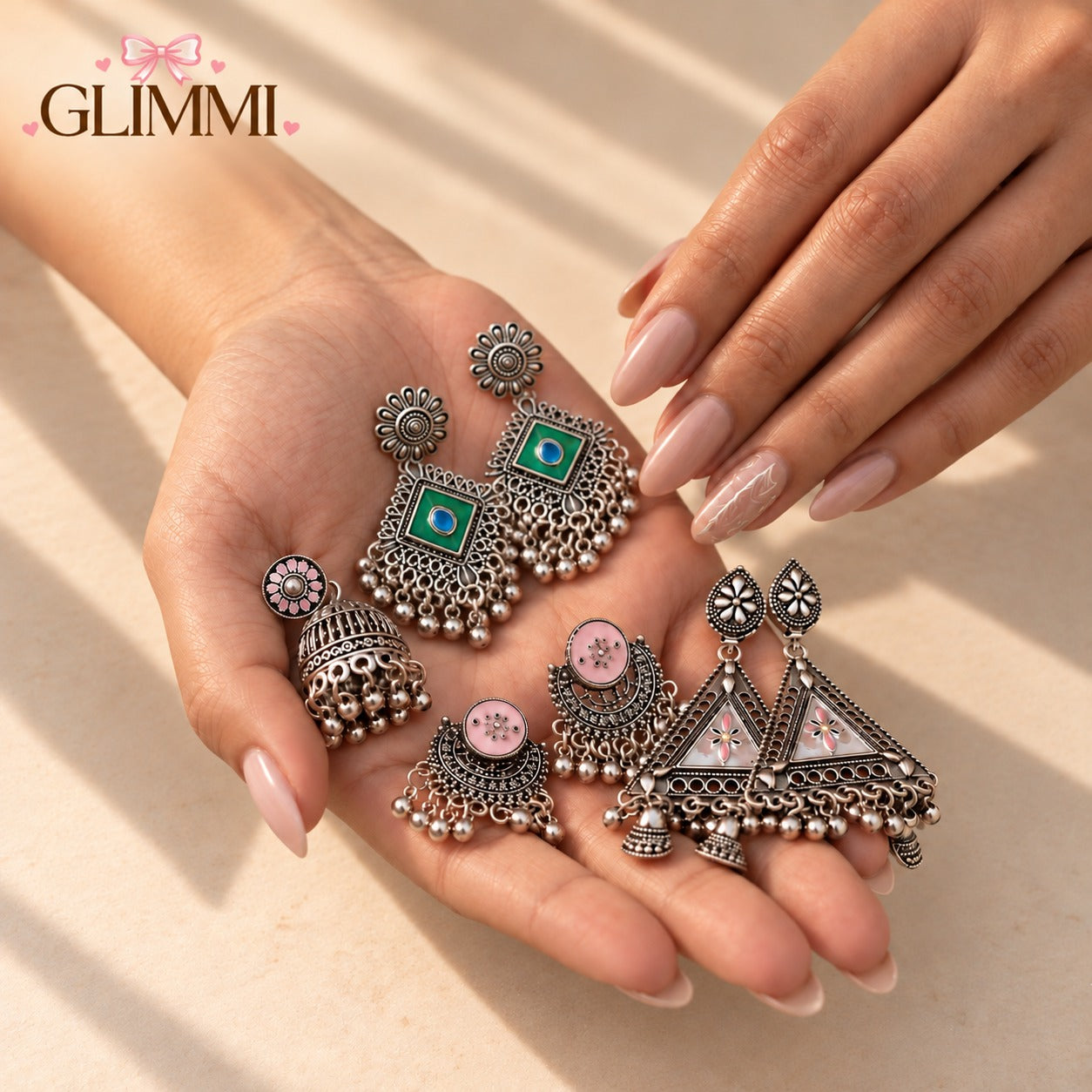 Jhumka Set with Viral Box [16 Earrings]
